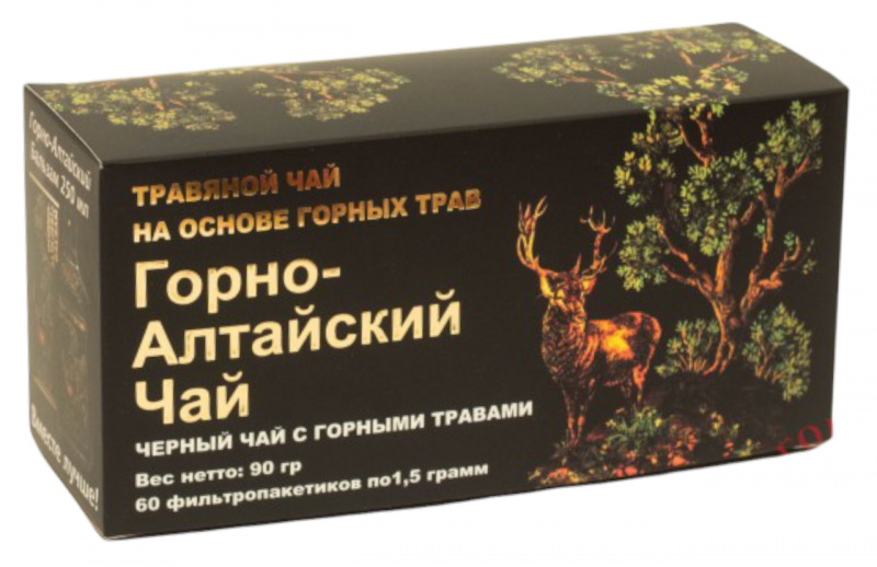 Фиточай "Горно-Алтайский", черный чай с горными травами